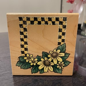 Stampendous! Daisy Frame Rubber Stamp