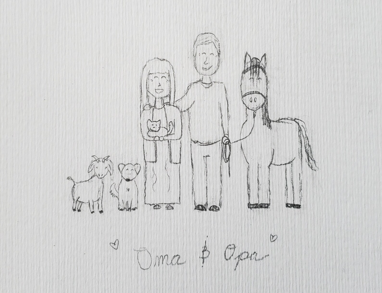 HandPainted Family Illustration Family Portrait Custom Etsy