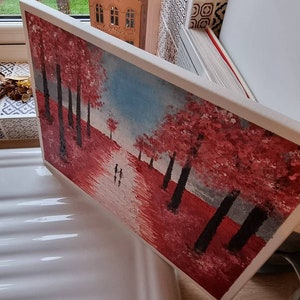 Snow Berry Feilds -original acrylic canvas