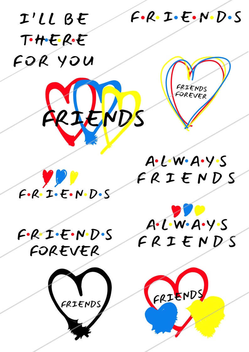 Free Free 108 Friends T Shirt Svg SVG PNG EPS DXF File
