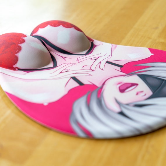 CUSTOM Made 3D Oppai Gaming Anime Mouse Pad - Etsy