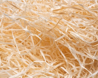 100% natuurlijke houtwol - lichtgewicht, natuurlijke houtkrullen, fotografieverpakkingen, cadeauverpakking, cadeauverpakking
