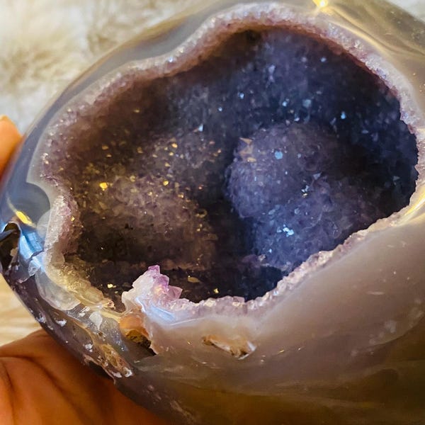 Chalcedony Geode - Etsy