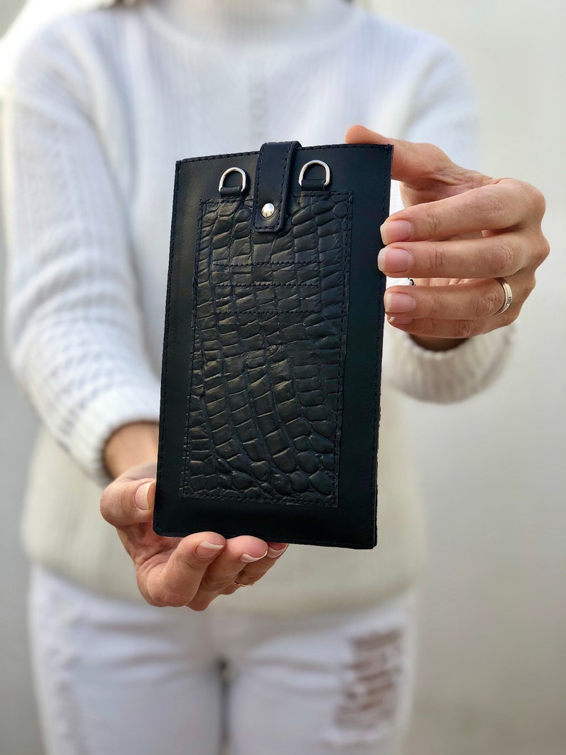 Smartphone Bag Leather Iphone Case ITALIAN Leather Phone Etsy