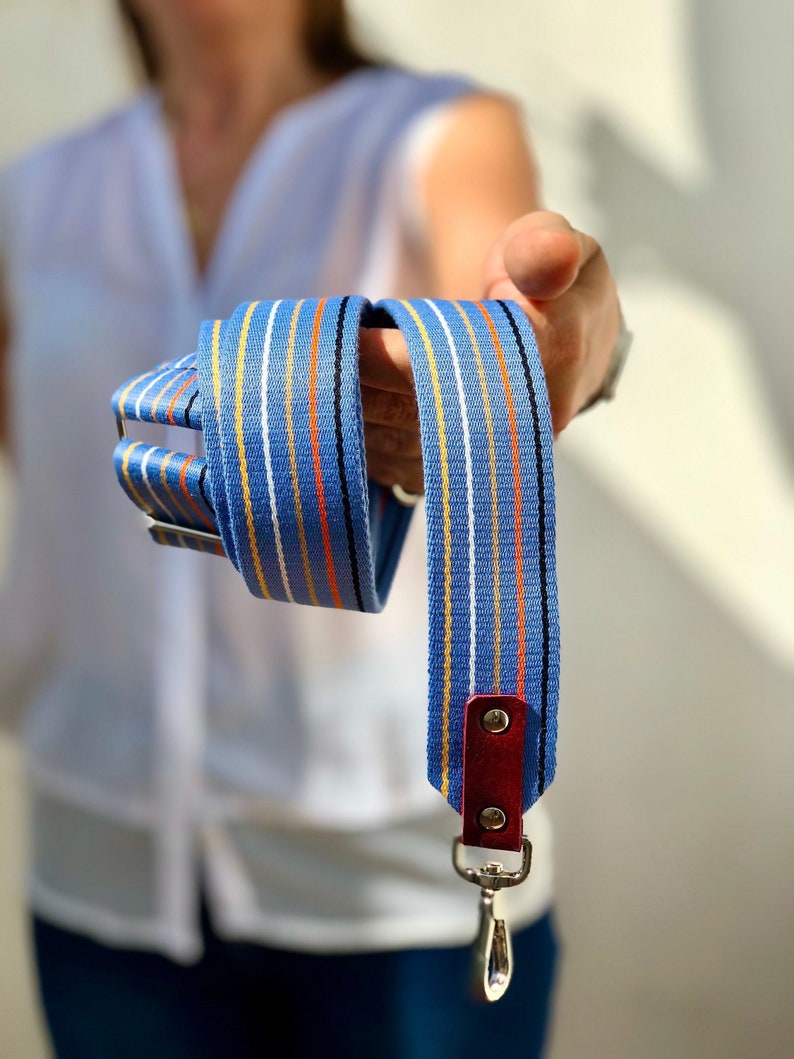 Adjustable handbag strap Purses and messenger bags Adjustable bag strap in cotton fabric Guitar bag strap *BAGS NOT Included*