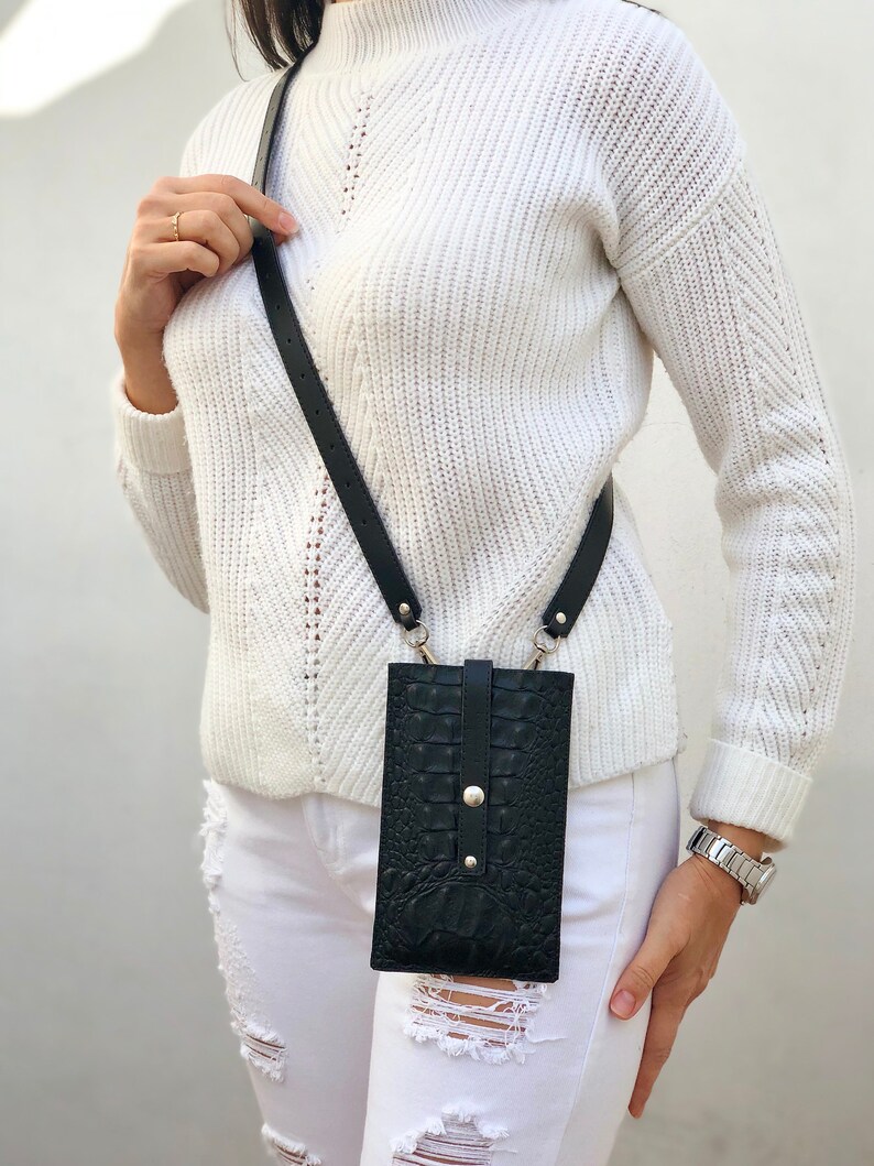 Smartphone Bag Leather Iphone Case ITALIAN Leather Phone Etsy