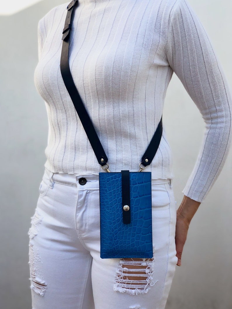 Smartphone Bag Leather Iphone Case ITALIAN Leather Phone Etsy