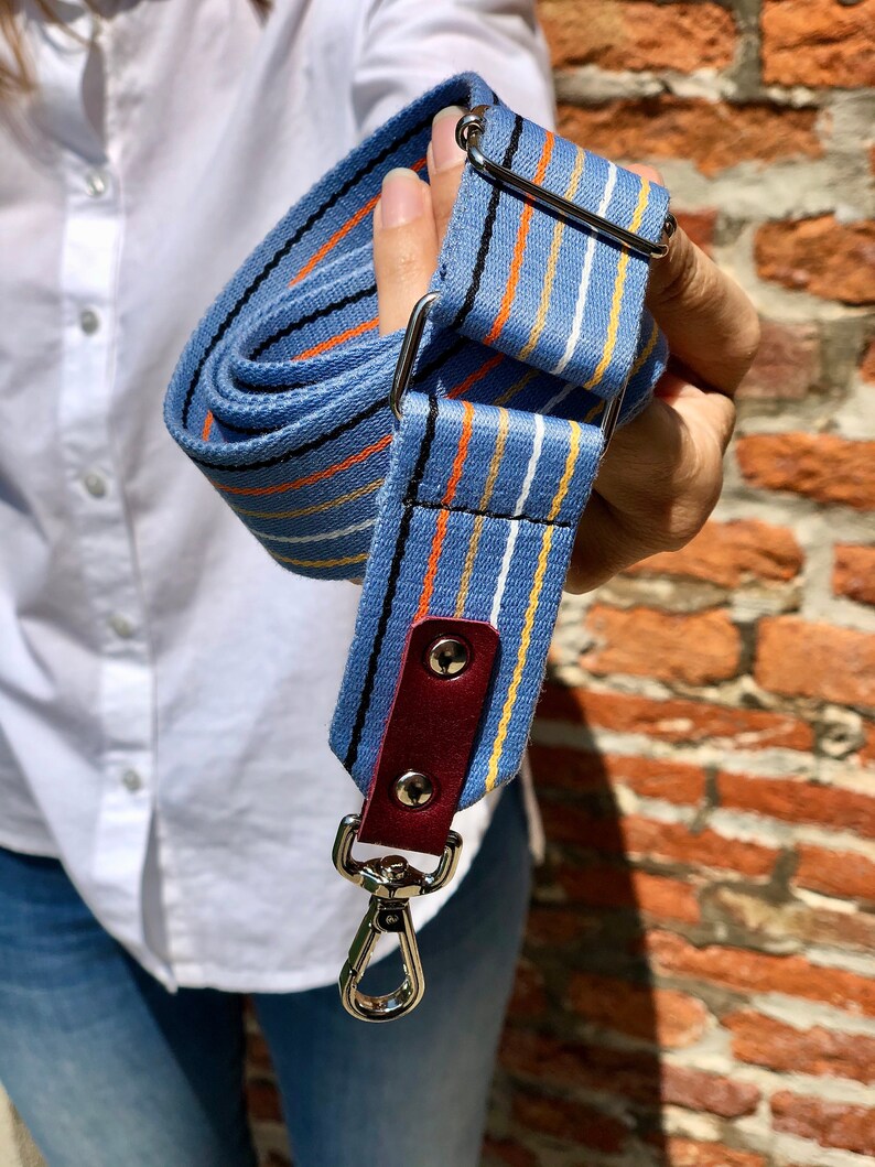Adjustable handbag strap Purses and messenger bags Adjustable bag strap in cotton fabric Guitar bag strap *BAGS NOT Included*