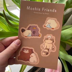 Cozy sticker sheet