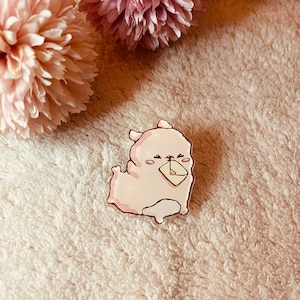 Linda carta de amor de San Valentín Alpaca Acrílico Chapa