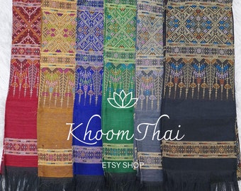 Sabai/ Pah Biang/ Pah Bieng/ Thai Sabai/ Thai waist cloth/ Thai Waist Belt/ Khmer Sabai/ Pah Bieng/ Lao Pah Bieng/ Lao Sabai/ Lao Sash