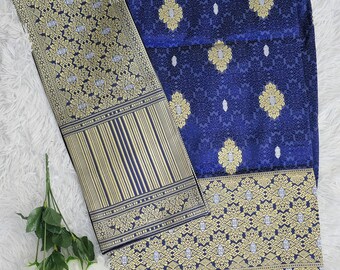 Lao Sinh & Pah Biang Set | Traditional Lao Wrap Skirt and Shawl