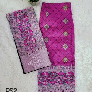 Premium Lao Sinh & Pah Biang Set | Traditional Lao Skirt + Shawl | Lao Wedding Outfit | Two-Piece Set | Ready to Wear Lao Sinh + Pah Biang