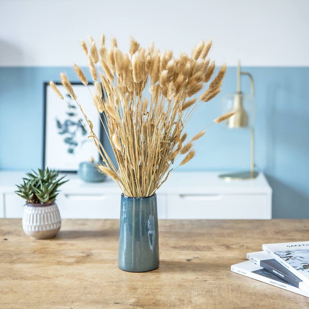 Fleurs Séchées Botte de Lagurus Ovatus Naturel | Environ 100 Tiges