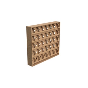 MDF Paint Rack System for Citadel and Vallejo Paints - Fits 35 or 50 ...