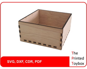 Small laser cut box file