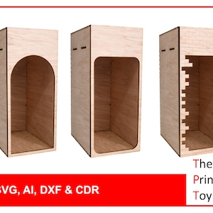 DIY Book Nook Digital File - large with secret compartment