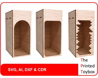 DIY Book Nook Digital File - large with secret compartment