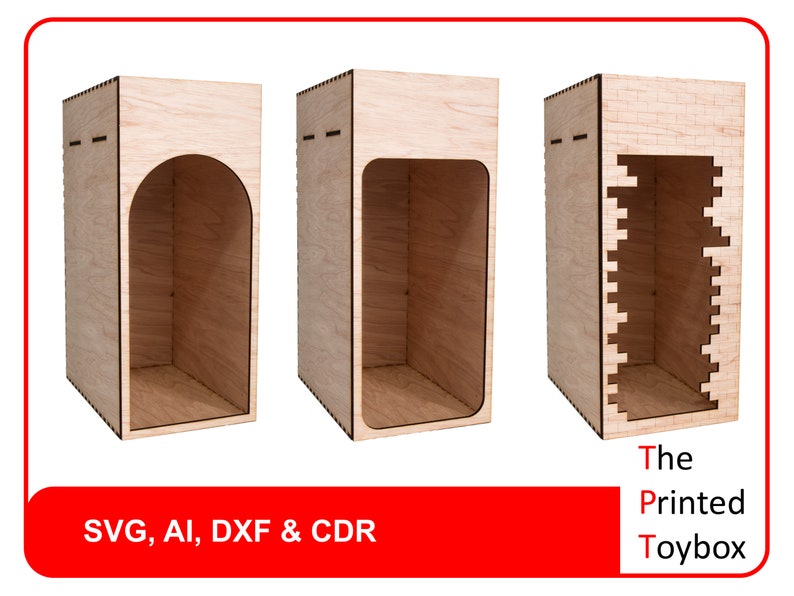 DIY Book Nook Digital File - large with secret compartment 