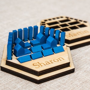 Anpassbarer Catan Spielsteinhalter - (Digital Design)