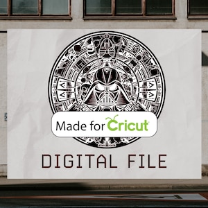 Ultrahoge kwaliteit Star Wars Azteekse kalender - gemaakt voor Cricut Design space