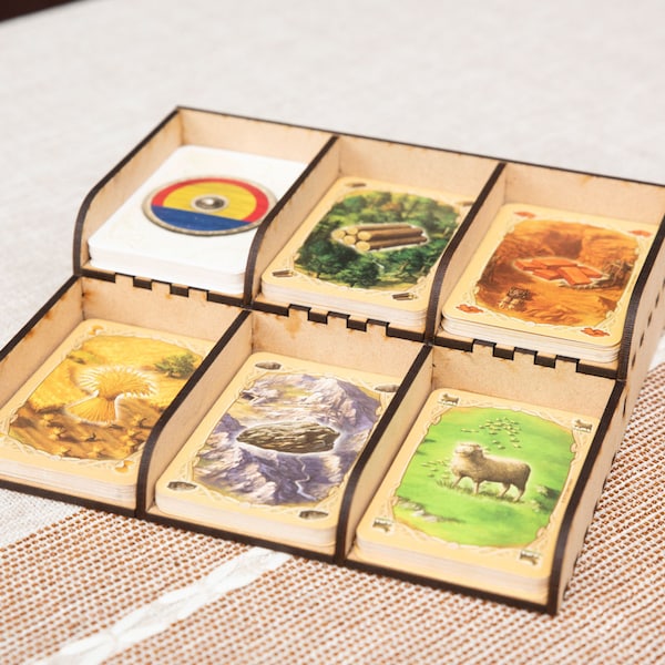 Catan Game Ressourcenhalter - Halten Sie Ihre Spielsteine organisiert (Digitales Design)