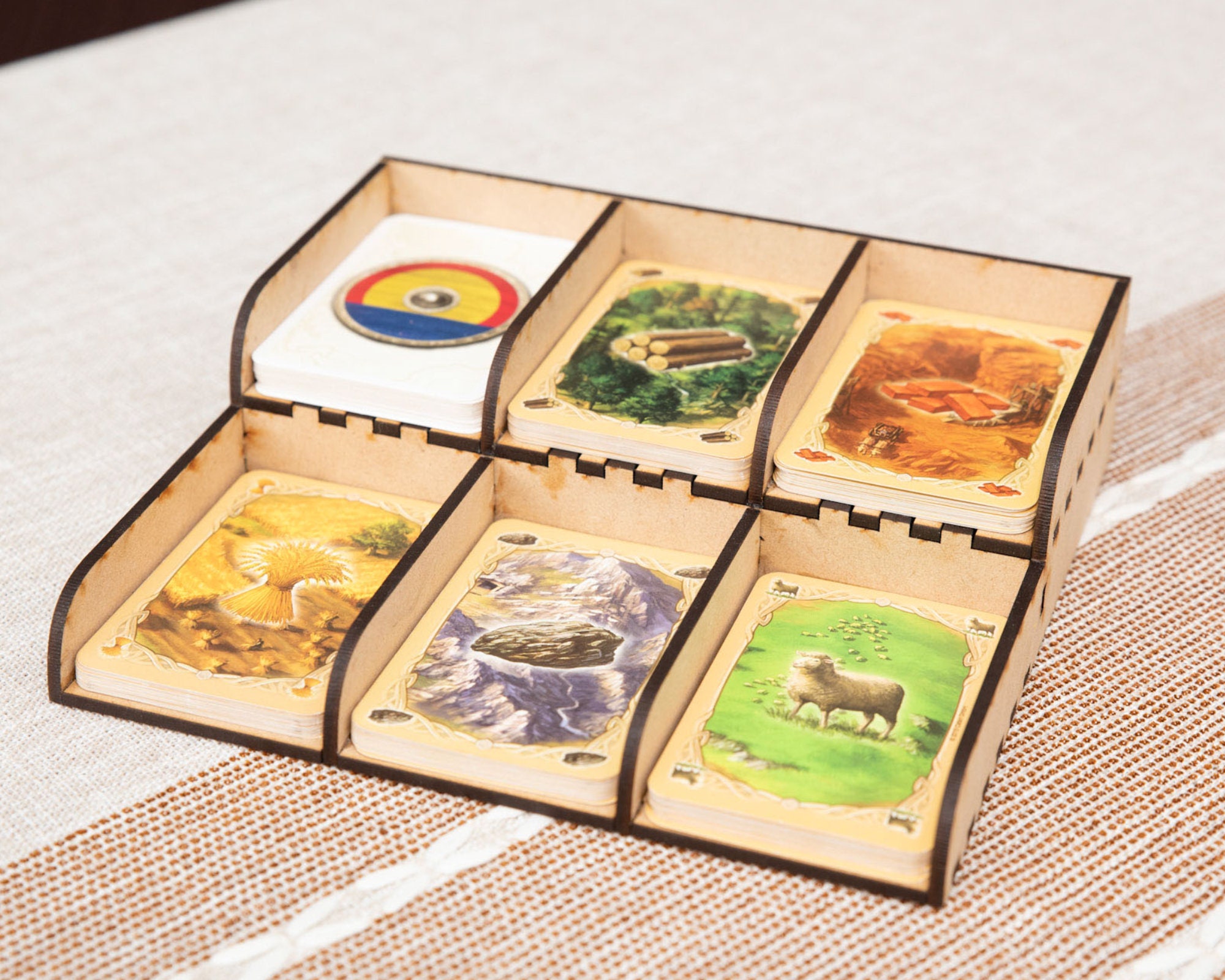 Catan Game Resource Holder - Keep Your Game Pieces Organized (Digital Design)