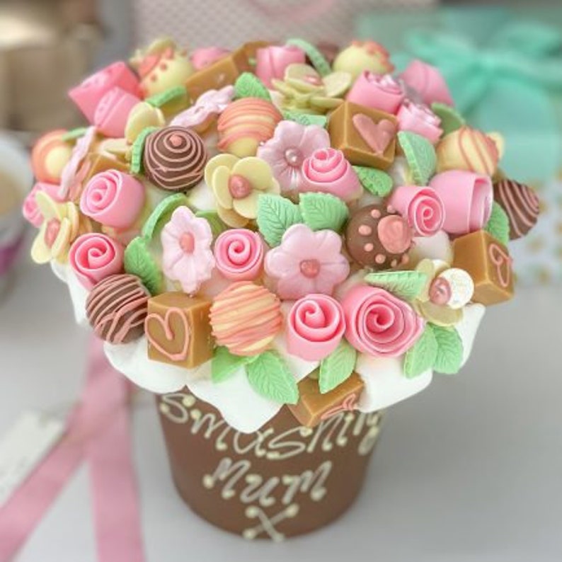 Candy Floral Chocolate Smash Cup, Wedding Thank You Gift, Will You Be Our Bridesmaid Gift image 1