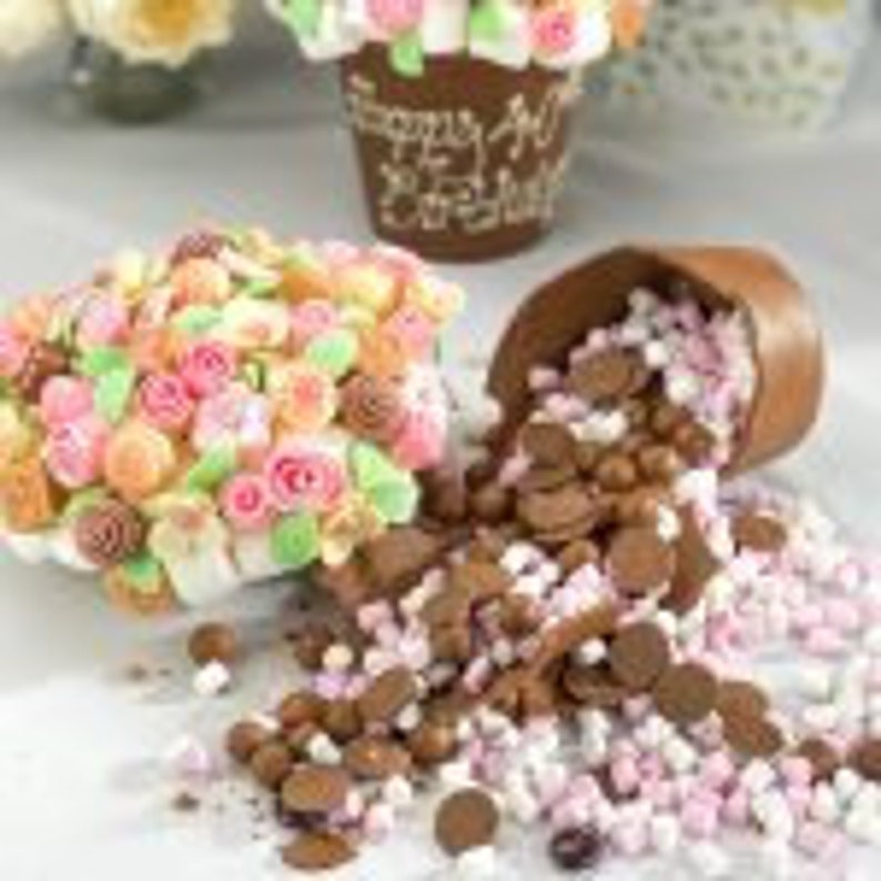 Candy Floral Chocolate Smash Cup, Wedding Thank You Gift, Will You Be Our Bridesmaid Gift image 3