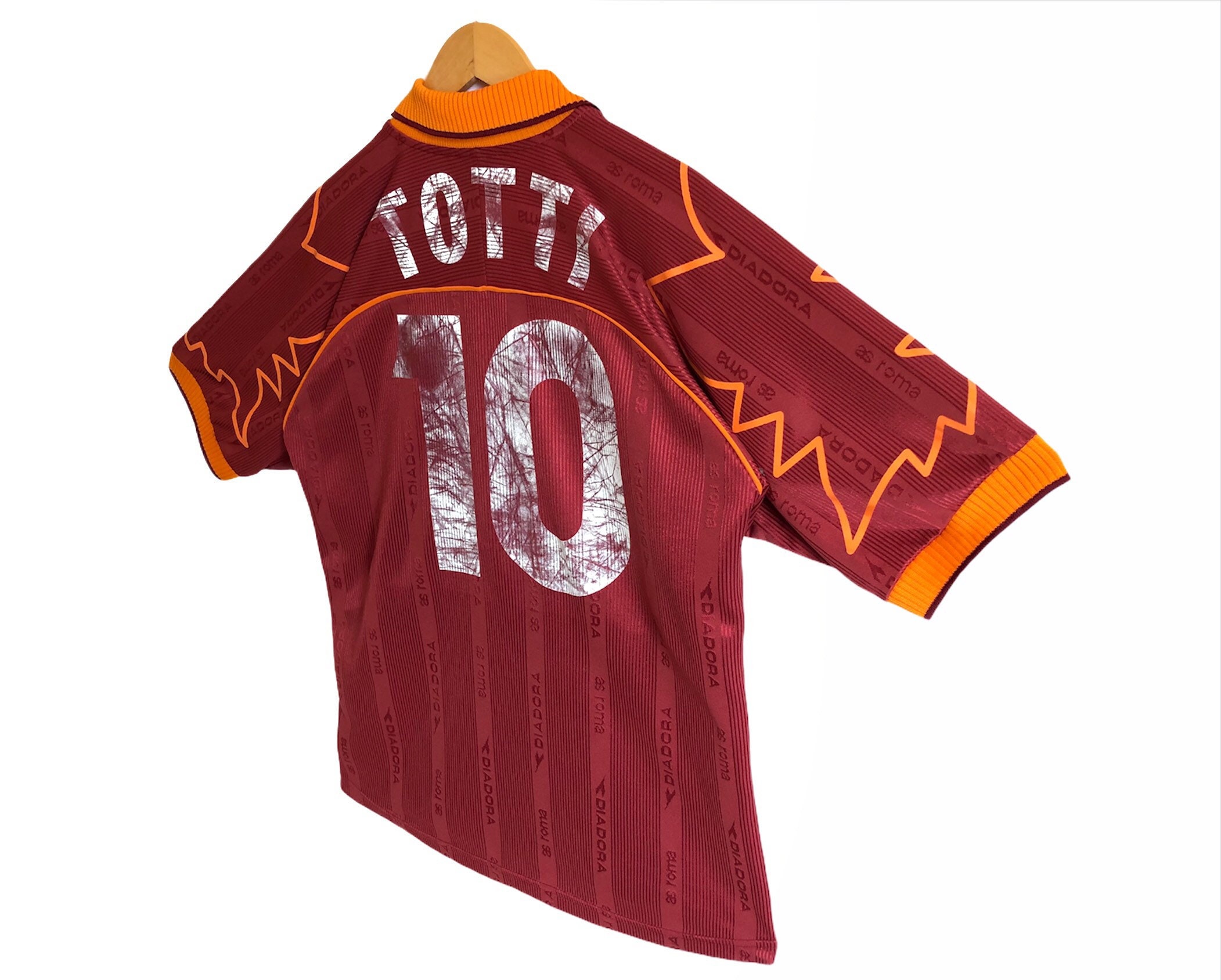 Francesco Totti AS Roma Autographed Icons Shop Limited 1998-99 Home ...