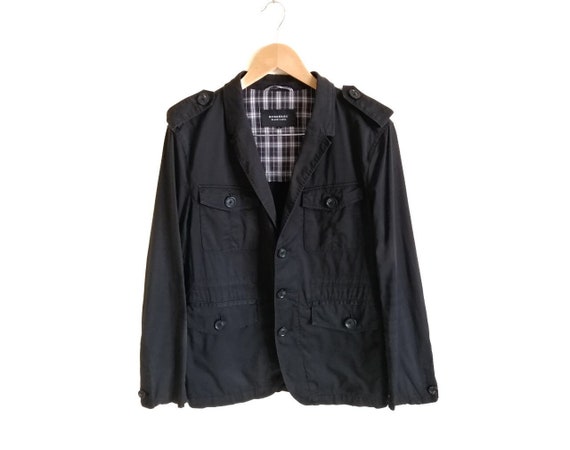Vintage Burberry Black Label Multi Pockets Jacket
