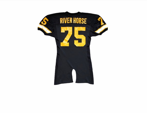 Vintage NFL River Horse 75 American Football Jers… - image 2