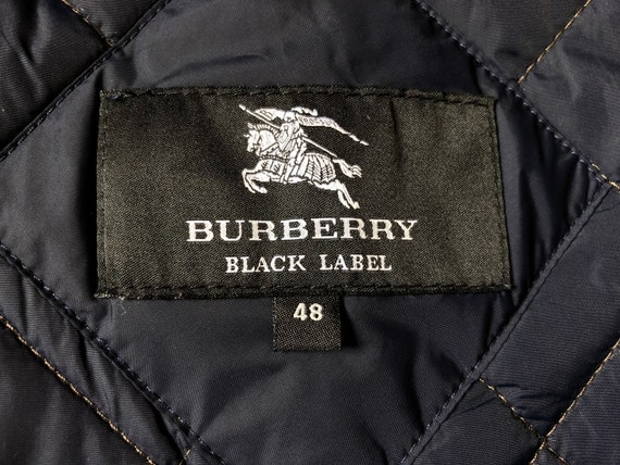 Vintage Burberry Black Label Quilted Hoodie Jacket - image 8