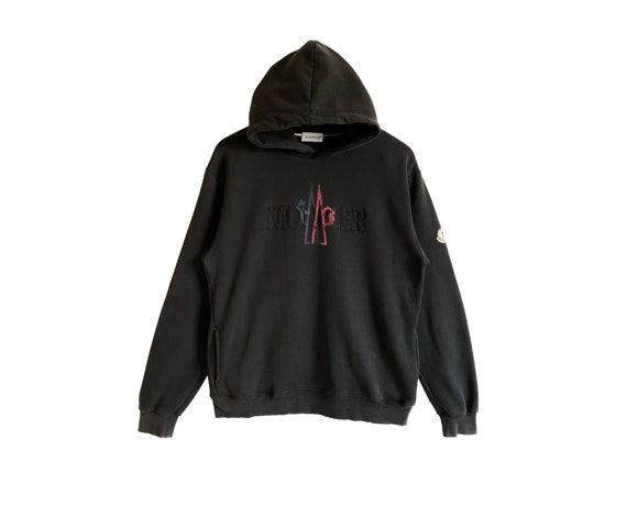 Vintage Moncler Big Logo Hoodie Sweatshirt
