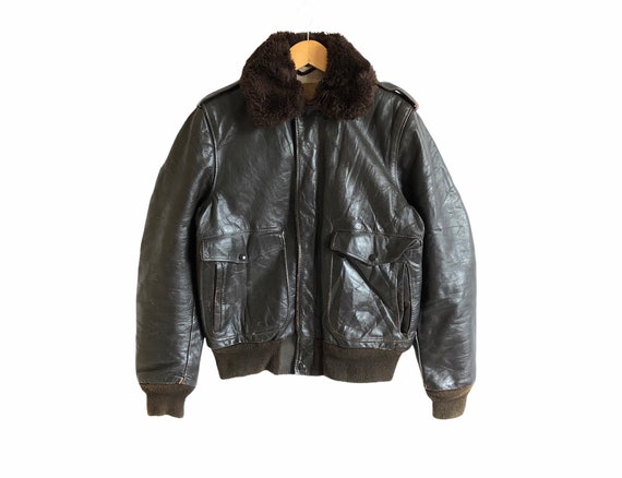 Vintage Schott Leather Flight Jacket