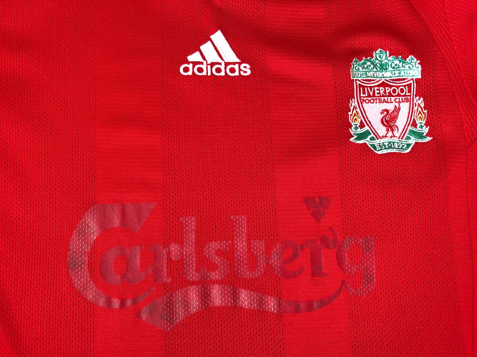 Adidas Liverpool FC Carlsberg Home 2008/09 Shirt Jersey Etsy