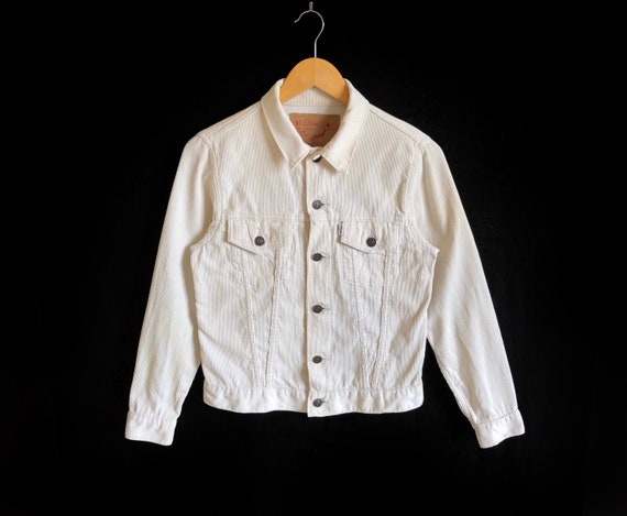 Vintage Orslow White Corduroy Denim Jacket