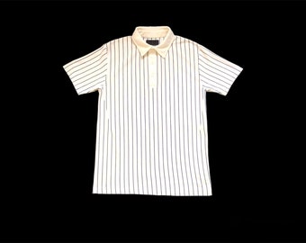 Number Nine Denim Striped Polo Shirt