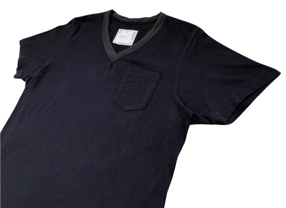 Sacai 1660 Chitose Abe V-Neck Tee - image 3