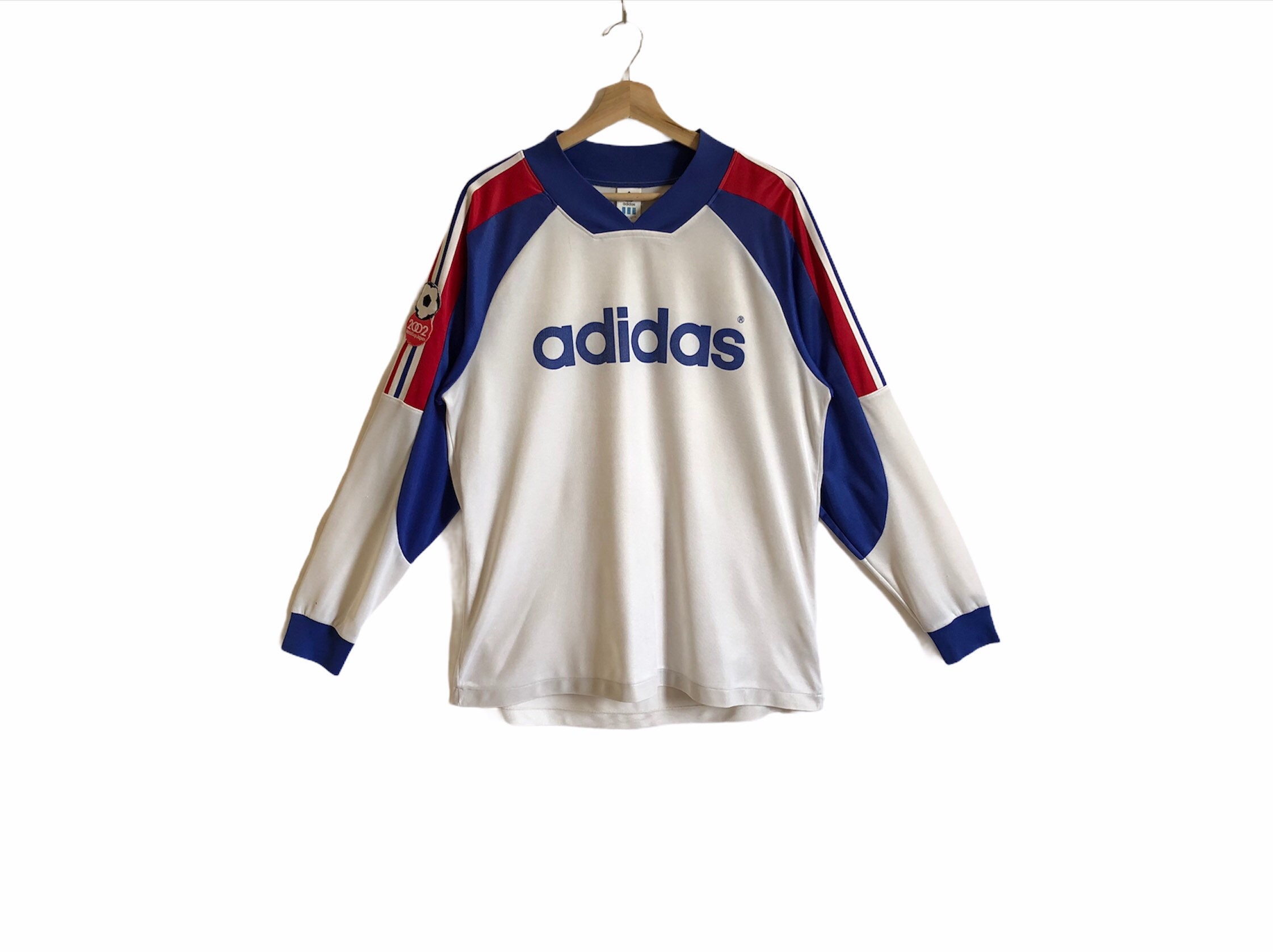 Vintage Adidas Long Sleeve Football Shirt Jersey Etsy Vintage Adidas Long Sleeve Football Shirt Jersey Etsy
