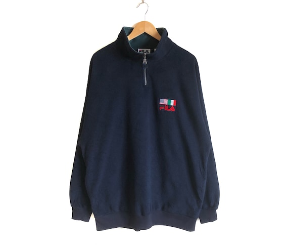 Vintage FILA Half Zip Fleece Sweater