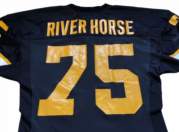 Vintage NFL River Horse 75 American Football Jers… - image 7