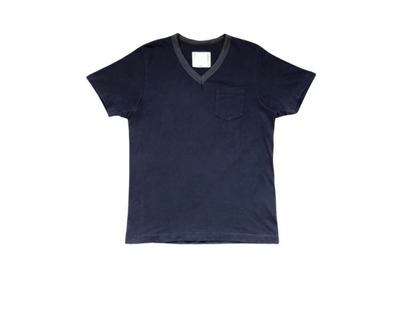 Sacai 1660 Chitose Abe V-Neck Tee - image 1