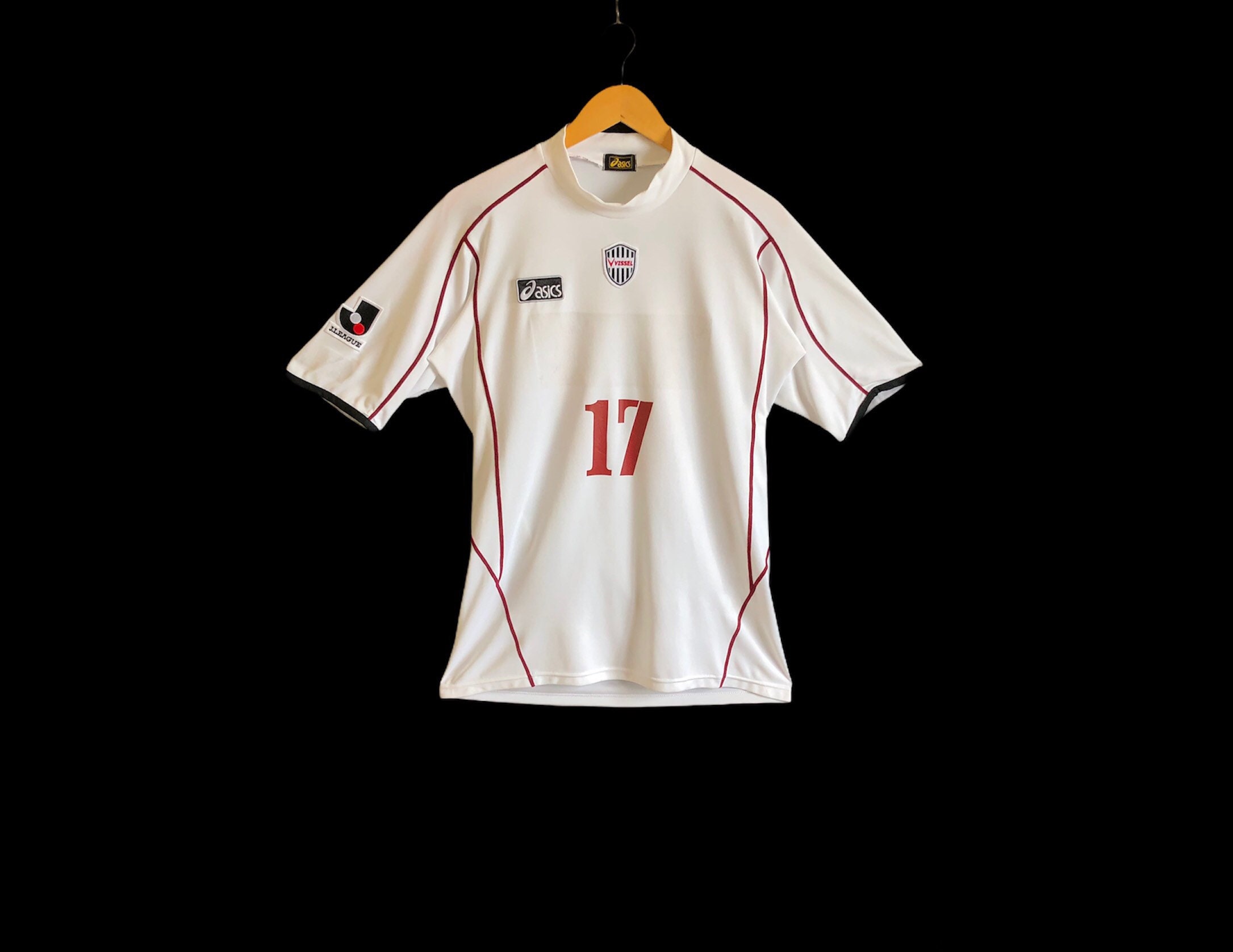 autobiografía Punto muerto helado Asics Vissel Kobe 2005 Away J.league Shirt Jersey - Etsy