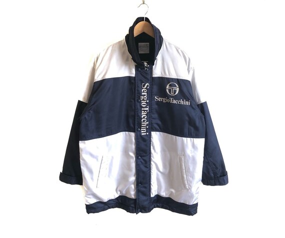 Vintage Sergio Tacchini Grosse Logo Jacke Etsy