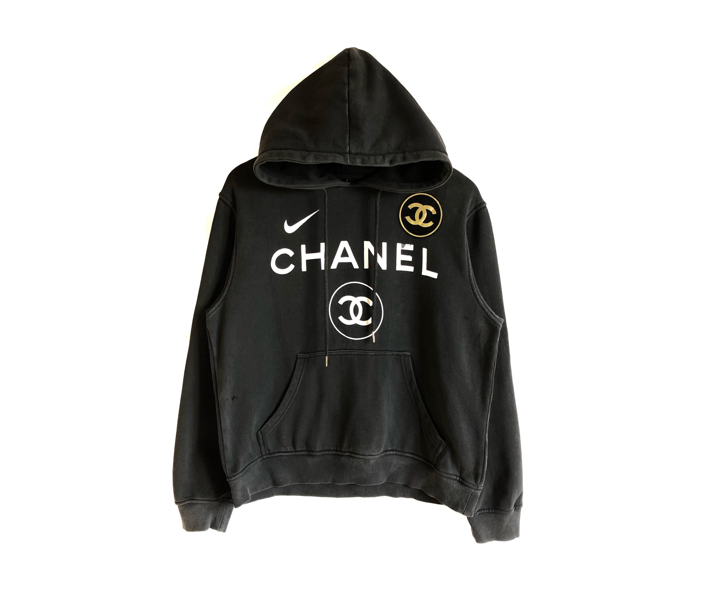 Nike X Chanel Coco 5 Hoodie Sweatshirt Fit S Size -  Israel