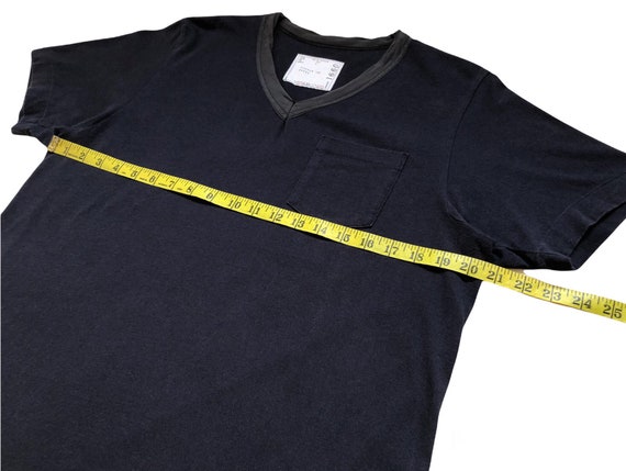 Sacai 1660 Chitose Abe V-Neck Tee - image 9