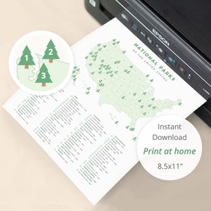Ausdruckbare Klassenzimmer-Aktivität in Nationalparks • National Park Unterrichtsstunde, digitaler Download • Natur bezogene Aktivitäten im Klassenzimmer