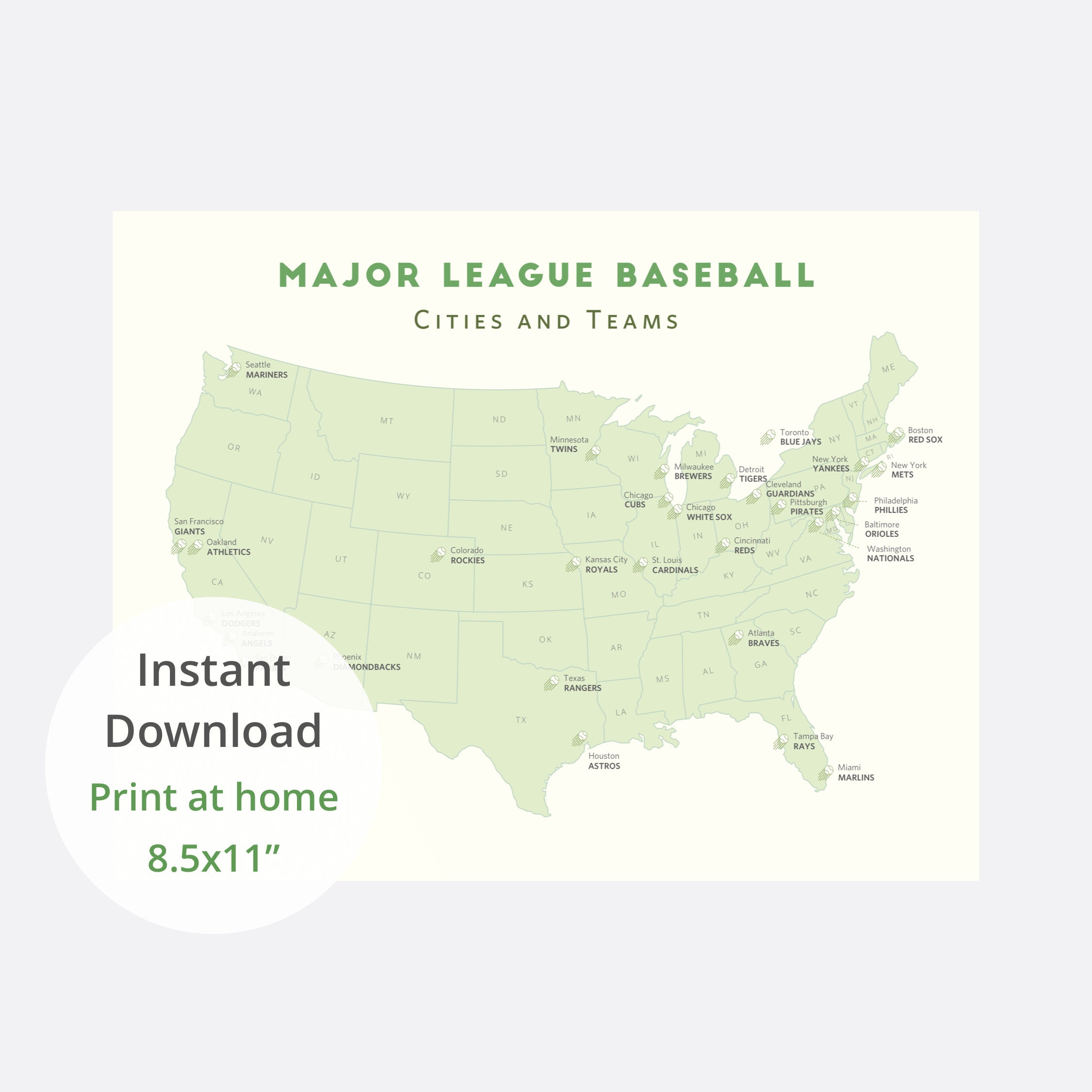 Top 68 MLB map of teams không thể bỏ qua  trieuson5