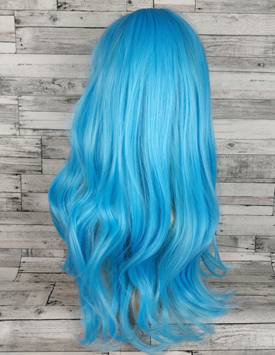 Cosplay wigs color wigs mermaid wig turquoise wig straight | Etsy